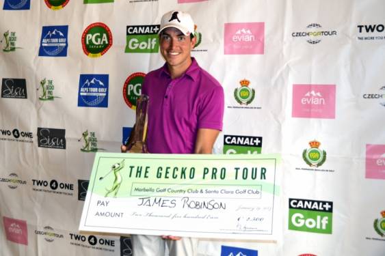 James Robinson se impone en The Gecko Pro Tour en Marbella Golf Country Club y Santa Clara Golf Marbella 