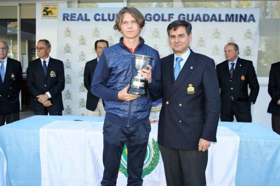 Marcus Svensson, brillante Campeón de la Copa Andalucía en el Real Club de Golf Guadalmina