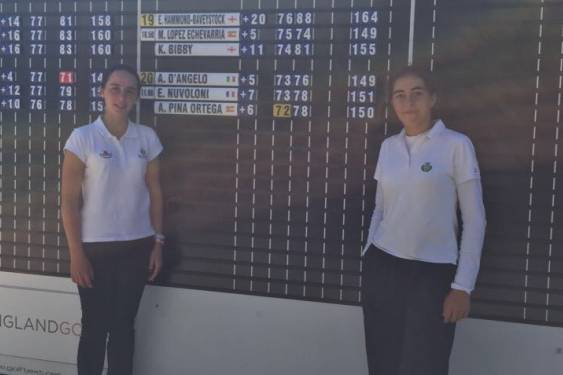 Segundo y cuarto puesto de Marta López y Ana Amalia Pina en el English Girls’ Under-14 Amateur Championship