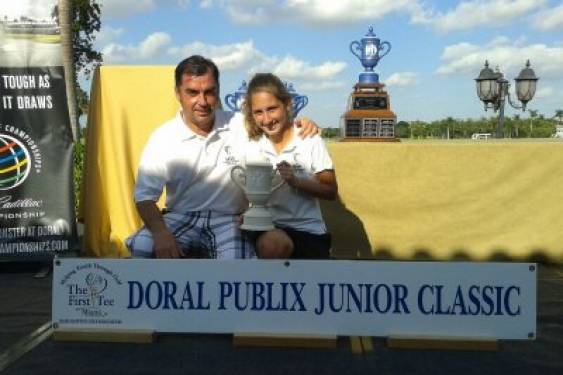 Sara García Real, vencedora del Doral Publix Junior Classic en categoría 12-13 años    