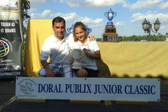María Parra y Calvin John Greschner, sextos en el Doral Publix Junior Classic