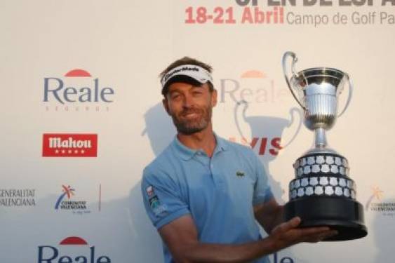 El francés Raphael Jacquelin, vencedor del Open de España tras un vibrante play off de desempate