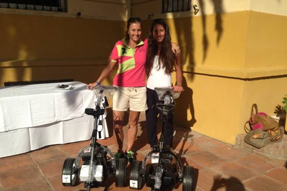 Victoria Eugenia Martínez y Cristina Bernal, ganadoras del Trofeo Andalucía de Señoras 2013 