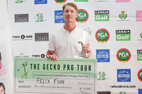El sueco, Felix Fihn, cambia el chip y se impone en el Gecko Pro Tour en Torrequebrada  