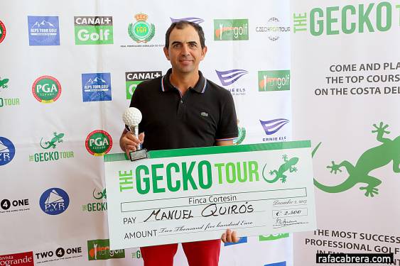 Manuel Quirós se adjudica The Gecko Pro Tour en The San Roque Club y Finca Cortesín