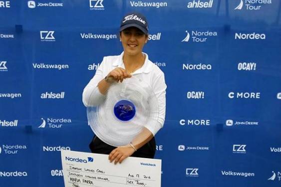 María Parra vuelve a ganar y tiene pie y medio en el Ladies European Tour