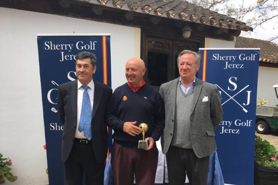 Andrés Pastor, ganador del Puntuable Andaluz de Pitch & Putt en Sherry Golf Jerez
