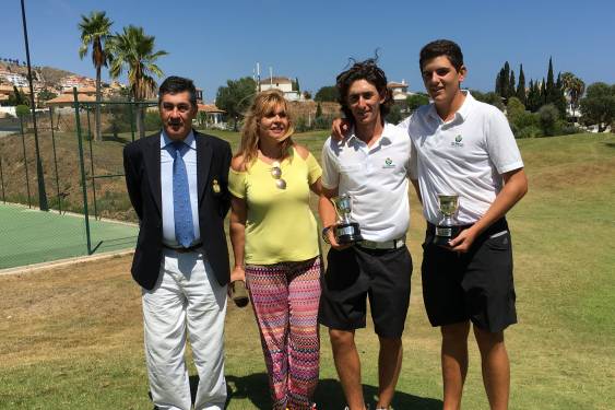 Víctor Jiménez, hijo menor de Miguel Ángel, y Pablo Alonso, Campeones de Andalucía Dobles de Pitch & Putt
