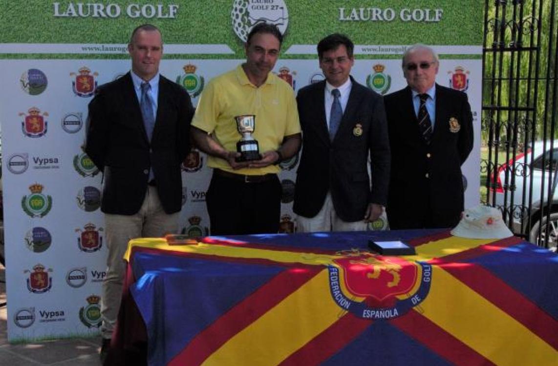 Felipe Fernández, nuevo campeón de España Masculino de 3ª Categoría en Lauro Golf