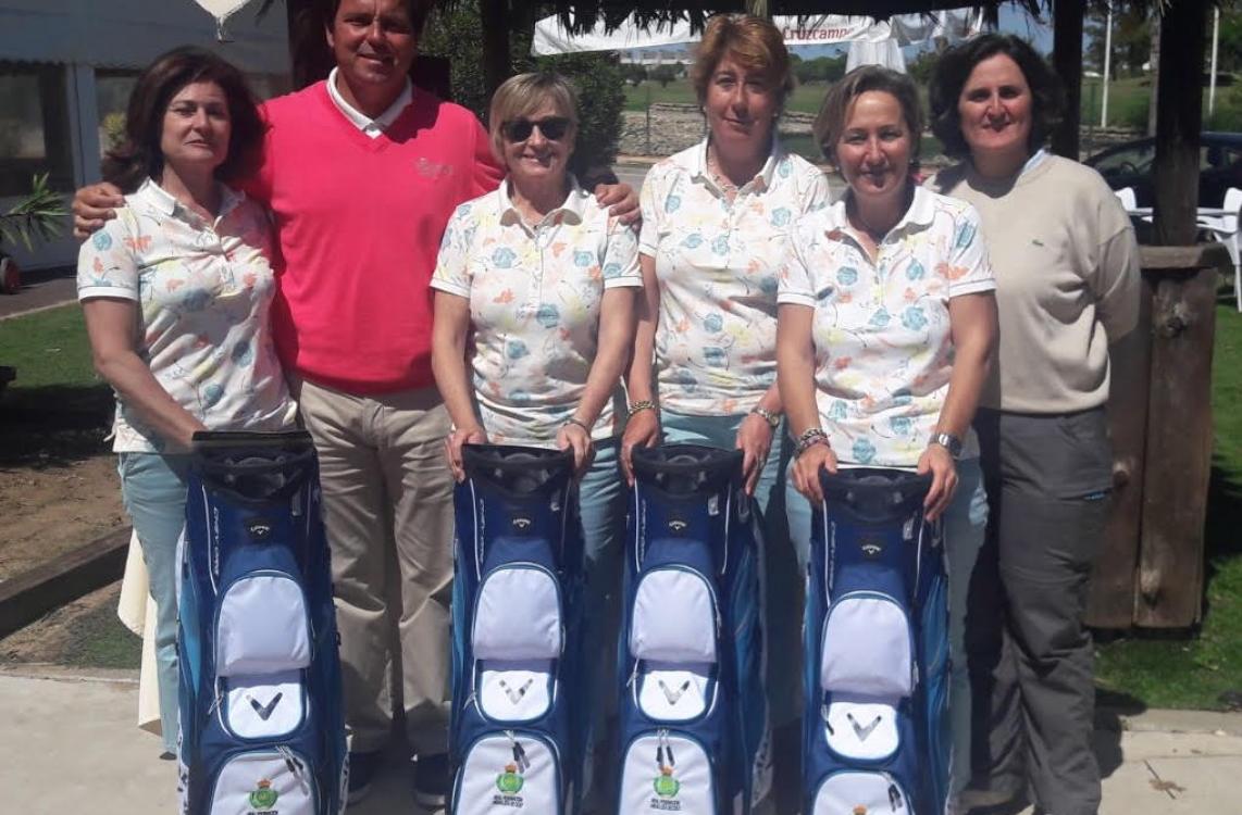 Rosario Fernández, Concepción Sánchez, Pilar Bravo y Carmen Pérez repiten triunfo en el Circuito Femenino en Villa Nueva Golf