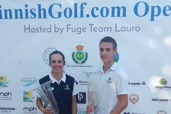 Lukas Pany y Ana García Picchi, ganadores en Lauro del Finnish Golf Open