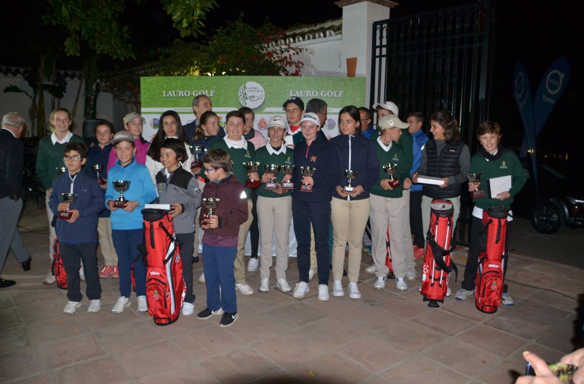 Sensacional final de los Circuitos Juvenil y Benjamín en Lauro Golf