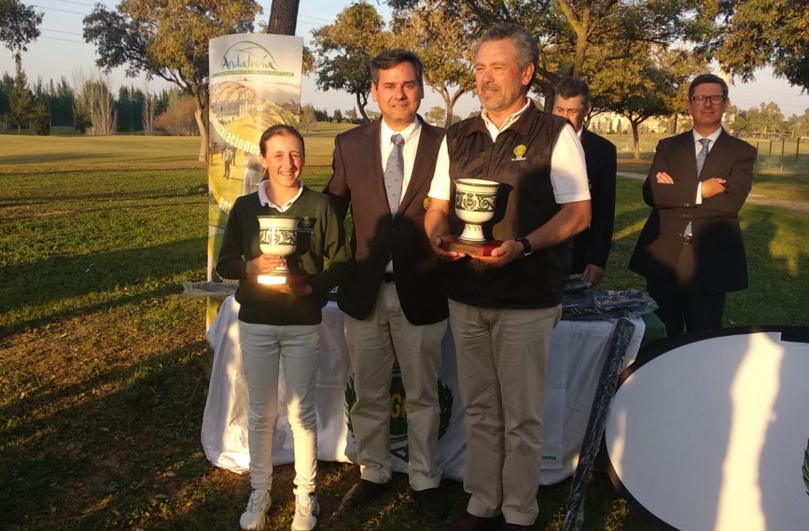 Juan Soler y Cristina Albertazzi, Campeones de Andalucía de Pitch and Putt en La Cartuja