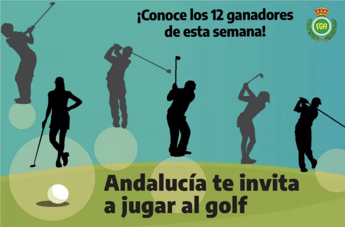 Doce nuevos ganadores de unas vacaciones de golf en Andalucía antes del bombazo del sorteo final