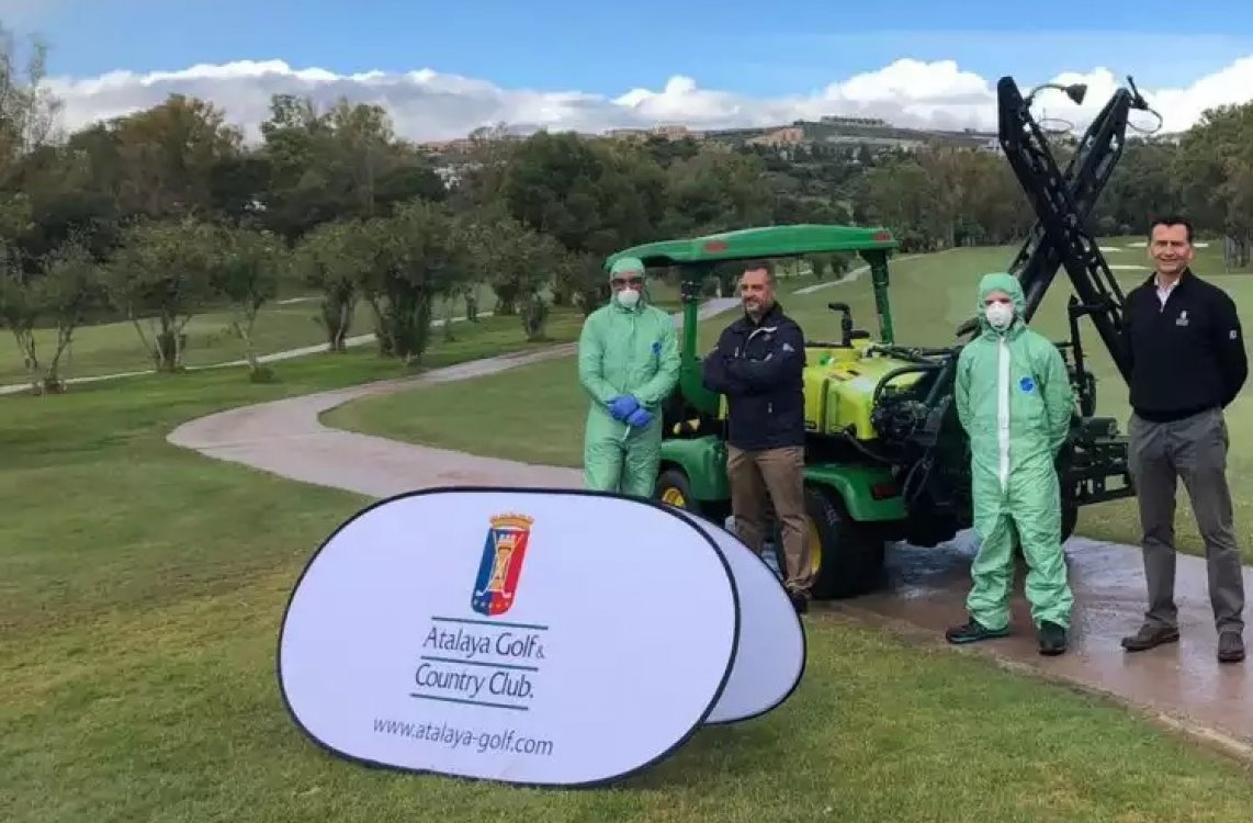 El golf andaluz se une a la lucha contra el virus