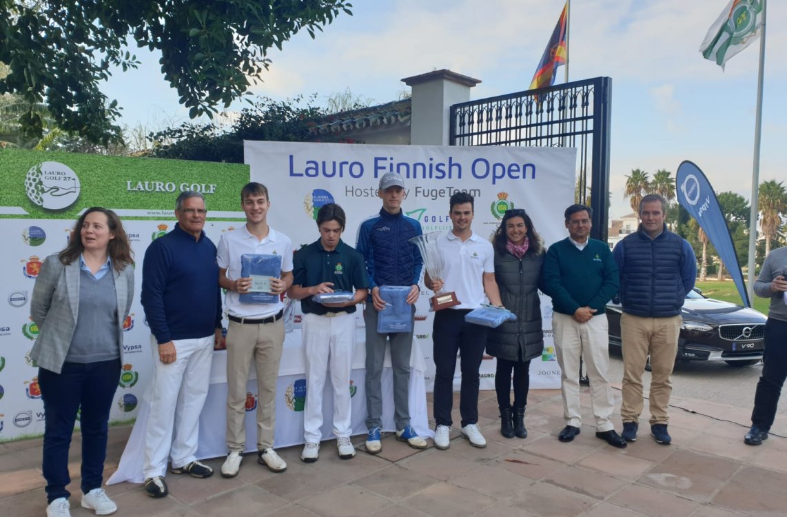 Pedro Marín y Henni Mustonen triunfan en el Lauro Finnish Golf Open