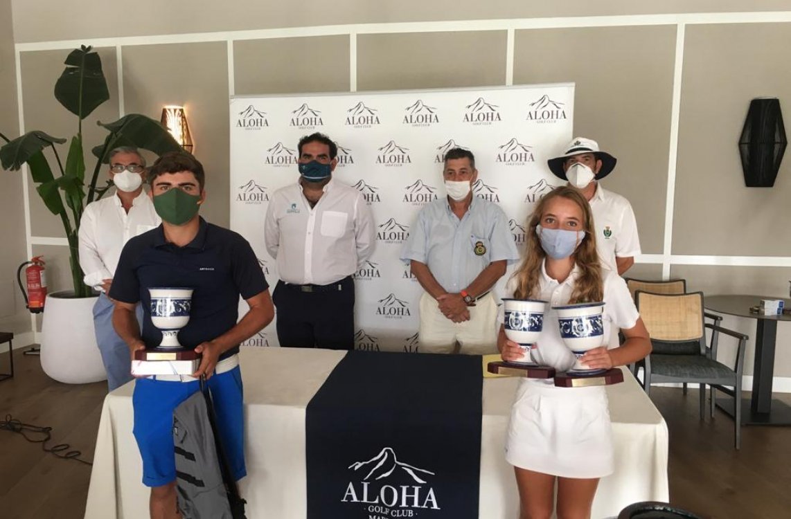 Laurentino Gil y Alejandra Cervera, Campeones de Andalucía de Pitch and Putt en Aloha