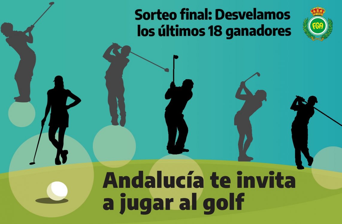 Aquí tienen las 18 familias ganadoras del sorteo final de unas vacaciones de golf de lujo en Andalucía