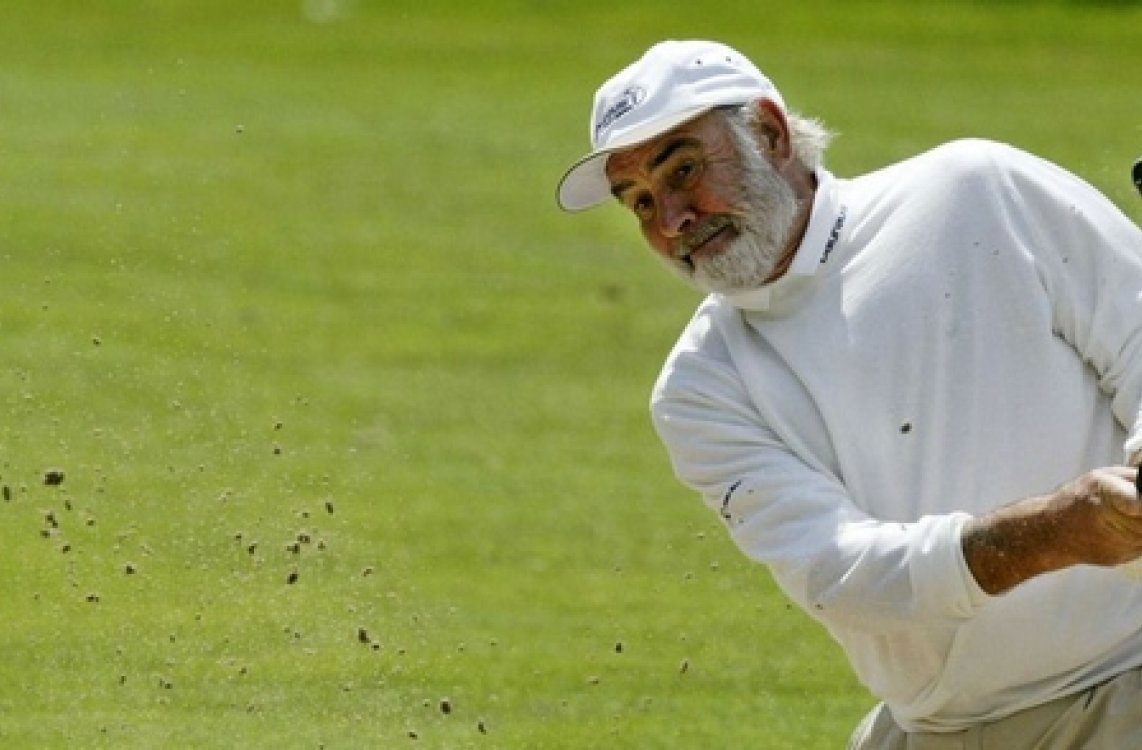Sean Connery, un enamorado de la Costa del Sol y sus campos de golf, que recibió la Medalla al Merito de la RFGA