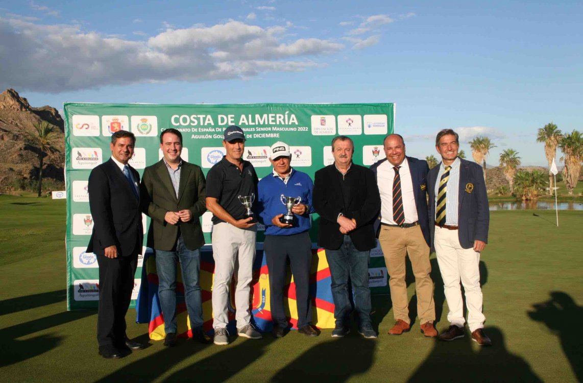 Luis Claverie conquista el  Costa del Almería Campeonato de España de Profesionales Senior y Juan Quirós se hace con el Súper Senior