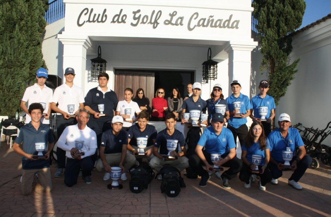 El Club de Golf La Cañada conquista en casa el Campeonato de Andalucía Interclubs Infantil y Cadete