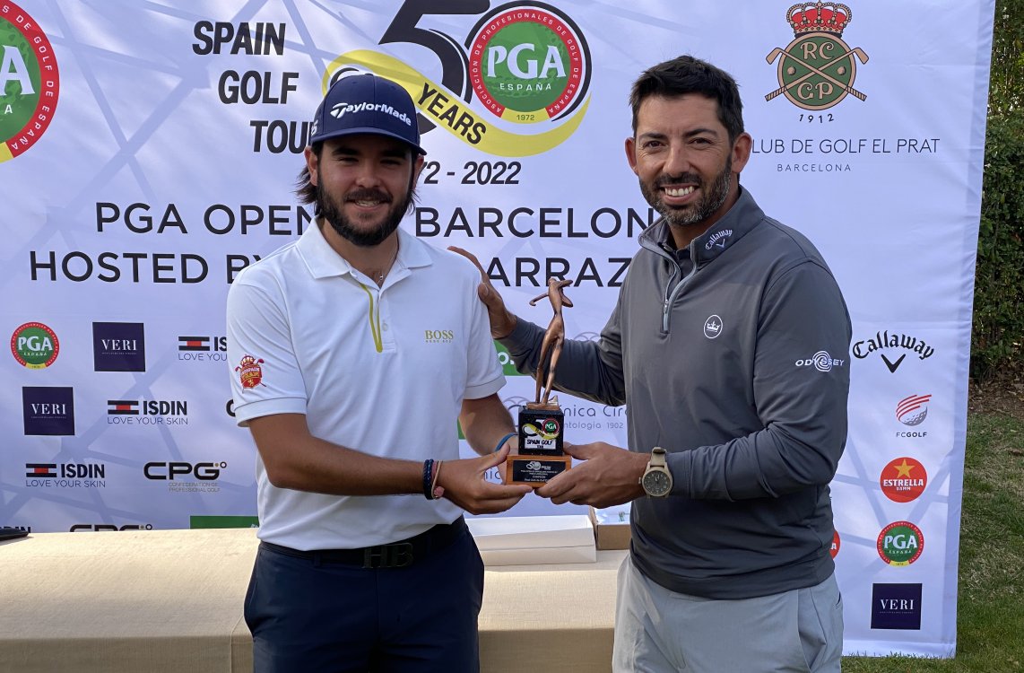 Ángel Hidalgo se impone en desempate en el PGA Open de Barcelona hosted by Pablo Larrazábal en El Prat